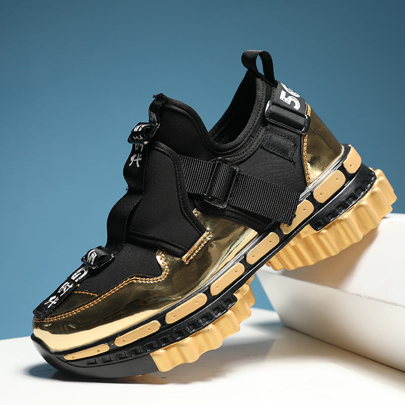 Gear Outsole Personality Leisure Breathable Net Celebrity Sports Trend Hip-Hop Men'S Shoes